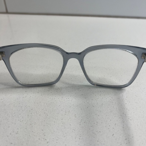 Warby Parker Hughes Eyeglasses, Pacific Crystal color, Grey - Picture 4 of 14